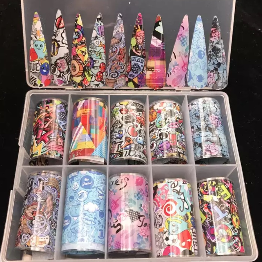 GRAFFITI NAIL FOIL
